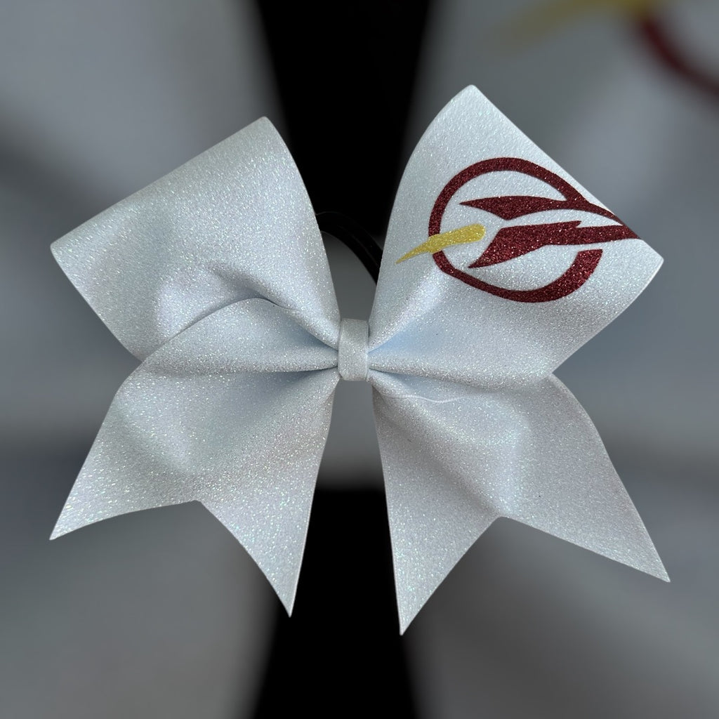Glitter HTV Logo Bow